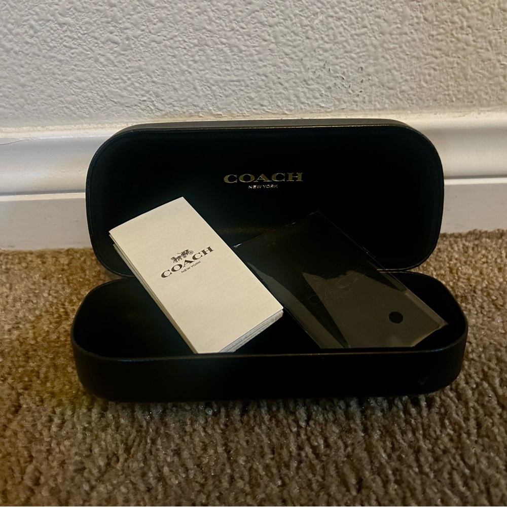 Coach Black SunGlasses  Case